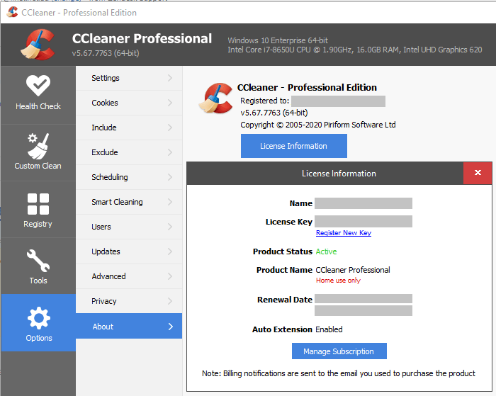 CCleaner Pro Crack + License Key Full Version
