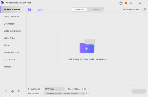 Wondershare UniConverter Crack + Serial Key Free Download Screenshot