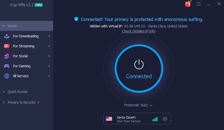 iTop VPN Crack with License Key Full Setup Download